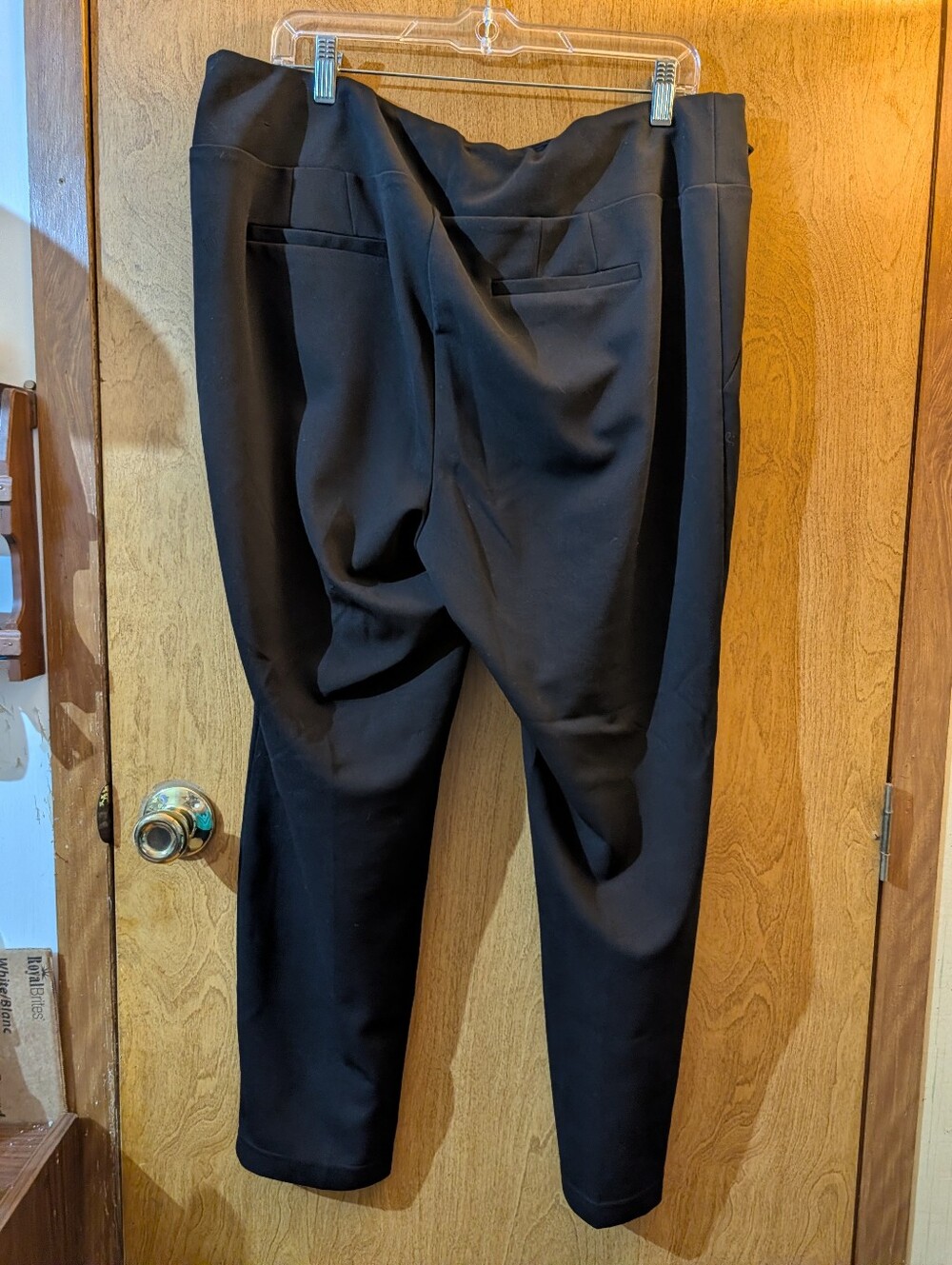 Soho Apparel LTD, Black Pull on Dress Pants. - Picture 2 of 3